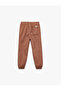 Cotton Lace-Up Waist Gabardine Jogger Pants - 5
