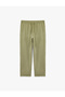 Viscose Pocket Detailed Double-Legged Summer Trousers with Tie Waist - 3