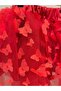 Red Butterfly Fluffy Tutu Skirt - 2
