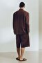 Relaxed Fit Single-breasted linen jacket - 5
