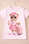 100% Cotton Children's T-Shirt with Sweet Suitcase and Teddy Bear Design - 2