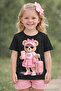 100% Cotton Children's T-Shirt with Sweet Suitcase and Teddy Bear Design