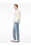 Cotton Regular Vintage Straight Fit Jean Trousers - 2