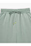Elastic Waist, Tie-Up, Pocketed, Straight Wide Leg, Textured Satin Trousers - 5
