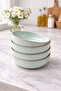 Modern Porcelain Elora Pattern Soup Salad Presentation Bowl for 4 People 15 cm 4 Piece Multi-Purpose Bowls