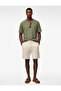 Men's Combed Cotton Shorts 6Sam40004Mk Beige