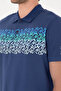 Karc Navy Blue Men's Polo Neck T-Shirt 2104441 - 6