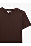 Regular Fit Cotton Short Sleeve Crew Neck Basic T-Shirt - 5