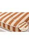 Brown Striped Chair Min Leather 40X40X5 cm – Stain Resistant Liquid Repellent