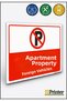 The Apartment Belongs to Others, Foreign Vehicles May Not Park Isg Warning Sign Pvc A5 15X21 cm - 4