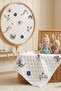 100% Cotton 4 Layer Muslin Baby Blanket 80X85 cm - La Petite Patterned Baby Blanket