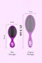 Mini Detangler Detangling Hair Brush Purple - 6