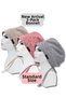 Standard Size 3-Pack Beige Nazlı Flowers Dried Rose Nazlı Flowers Gray Nazlı Flowers Surgical Bone