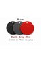 18 cm Black Silicone Trivet |   Multi-Purpose Use. Non-Slip Heat Resistant Kitchen Mat - 2