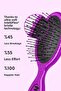 Mini Detangler Detangling Hair Brush Purple - 5