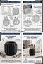 Makeup Organizer Makeup Brush Holder Makeup Organizer Organizer Black Color Model 79 - 3