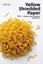 Zigzag Shredded Paper 500gr. YELLOW 1 pc. Box Filling Material, Tissue Shredded Decorative Filling Material