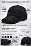 Plush Hat for Women – Black Color with Stone Detail, Winter Hat, Adjustable Black - 6