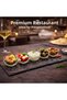 Marilla Set of 6 Glass Mini Bowls 135 ml Nuts Sauce Dessert Presentation Bowl - 5