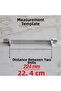 Kitchen Furniture Cabinet Drawer Cupboard Handles Door Handle Handle Chrome Color 224 mm Metal Handle - 4