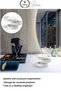 # Jewelryorganizer 4-Tier Rotating Jewelry Organizer 360 Degree White Jewelry Box Round Decorative Stylish - 6