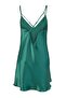 Petrol Degaje Collar Back Detailed Rope Strap Satin Woven Nightgown Thmss22Gc0018 - 4