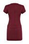 Bordo Kemerli Kısa / Mini Dokuma Elbise TWOSS26EL00057 - 6