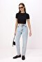 Açık Mavi Yüksek Bel Mom %100 Pamuk Non-Stretch Jeans TWOSS23JE00085