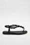 Black Women's Sandals Takss26Sd00017 - 3