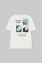 Ecru-Blue Boy's Printed Knitted T-Shirt Tkdss26Ts00033 - 13