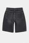 Anthracite 100% Cotton High Waist Denim Bermuda Shorts Twoss26Sr00106 - 6