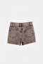 Light Brown Girl Child Straight Denim Shorts Skirt Tkdss26Sr00015 - 5