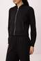 Siyah Regular/Normal Kalıp Kapüşonlu Aksesuar Detaylı Örme Sweatshirt TWOSS26SW00012 - 3