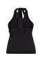 Black Single Jersey Halter Neck Knitted Plus Size Blouse Tbbss25Af00009 - 3