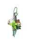 Color-Changing Labubu Figured Bag Charm & Keychain with Hot Chocolate and Green Starfish Detail - 2