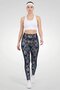 Women Sportswear Fit Pull On Training Leggings, Multicolor - 4