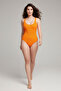 Shaping / Sculpting Swimsuit with Wrinkle Detail - 3