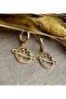 Gold Saturn Earrings - 3