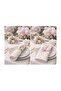Natural Linen Napkin 34X34 cm – Promise Engagement Table Napkin, Invitation Table Napkin, Dowry Napkin Set of 6 - 6