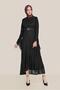 Trumpet Sleeve Belt Dress 40773