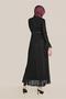 Trumpet Sleeve Belt Dress 40773 - 3