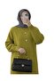 Oil Green Crew Neck Oversize Women's Knitwear Sweater Tunic - 4