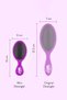 Mini Detangler Detangling Hair Brush Purple - 6