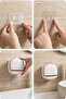 2 Pieces Decorative New Generation Soap Dish Set, Solid Soap Box with Snap-On Lid - 3