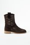 Crown Genuine Leather Suede Brown Women's Daily Summer Boots