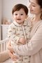 Green Duck Double-Breasted 2-Piece Cotton Baby Suit - 3