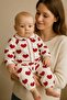 Green Beautiful Embroidered 2-Piece Baby Set - 2