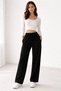 Women's Elastic Waist Pocket Palazzo Trousers - 4