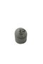 Silver Zircon Stone Lock Design Ring Silver Color Steel - 8