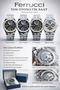 Automatic and Self-Winding Solar and Moonlight Dial Men's Wristwatch with 2 Year Warranty Bfc.M3571.S2 - 8